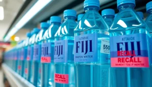 Fiji water recall 2024 notice on grocery bottles due to contamination issues