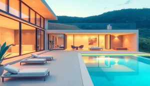 Stunning Airbnb houses for sale with contemporary design, featuring a pool and spacious layout.