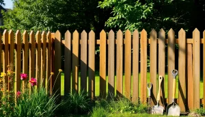 Enhance your property with beautiful fencing companies Manchester offering custom wooden fences.