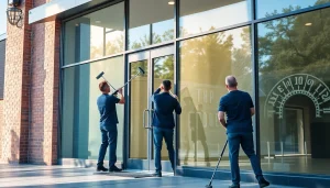 Enhance your business facade services with our expert cleaning solutions for commercial properties.