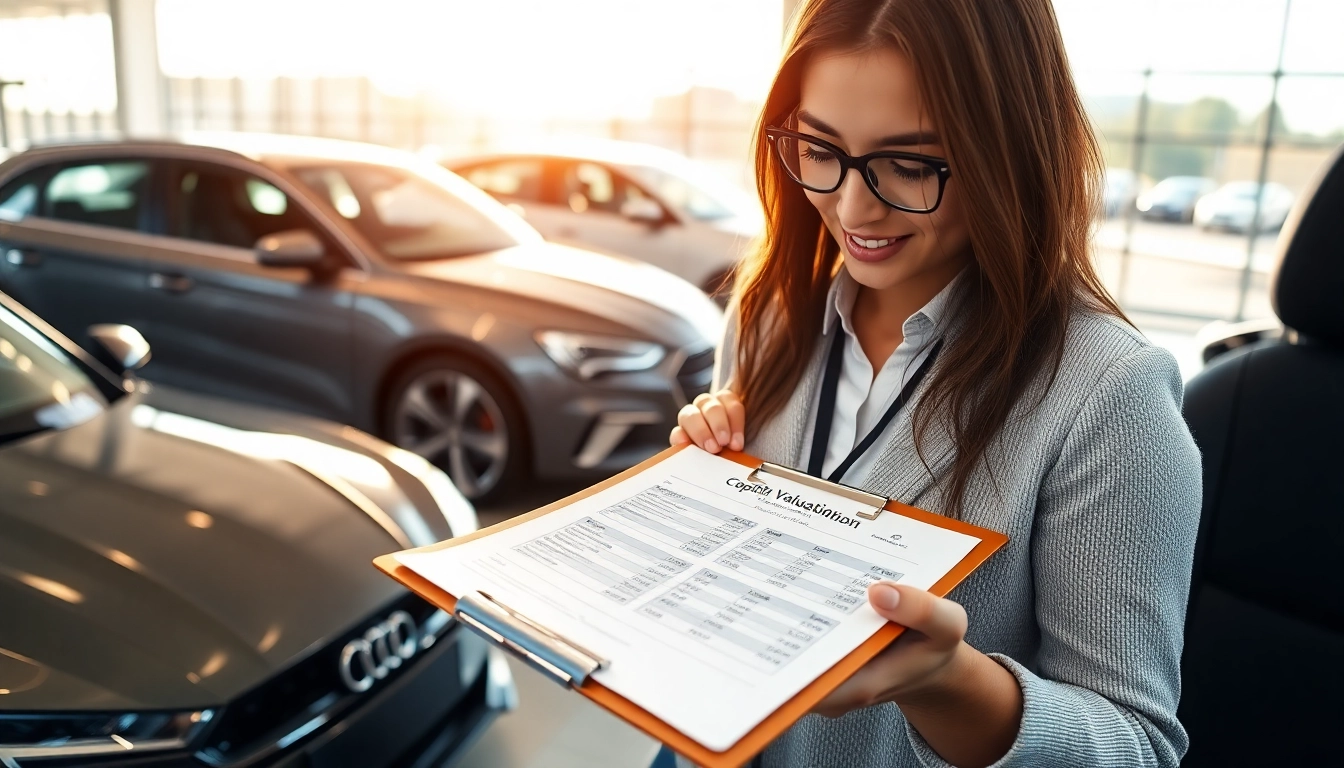 Understand the competitive car Part Exchange process with an expert discussing valuations.