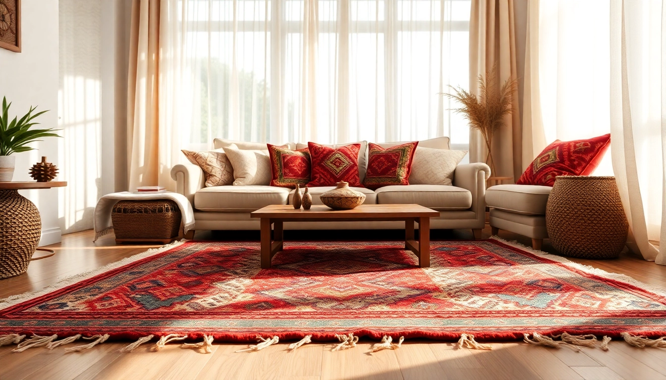 Transform your space with beautiful Moroccan Boucherouite Rugs featuring intricate patterns.