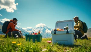 Find out what cooler is comparable to a Yeti during a picturesque picnic.