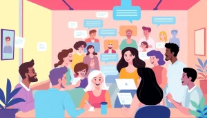 Engage in شات السعودية for lively conversations in an inviting digital chat room.