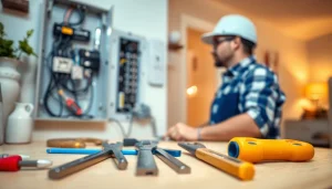 Providing reliable Electrical Service through a professional electrician maintaining a home electrical panel.
