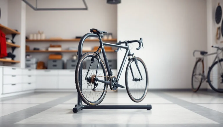 Functional and Stylish Minimalist Bike Rack for Modern Cyclists
