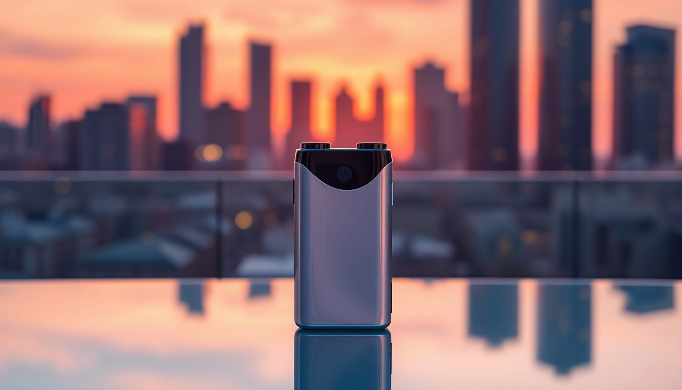 Engaging close-up of a stylish HQD Cuvie device showcasing its sleek design and vibrant colors.